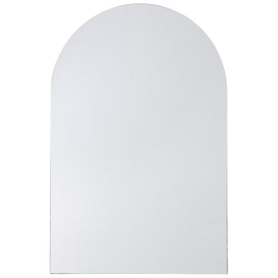 Alexa Iron Frame Arched Floor Mirror, 215cm, White