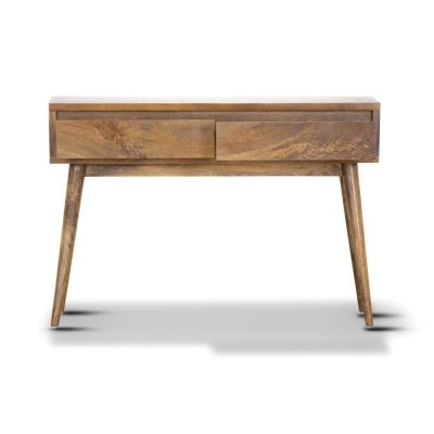 Stuart Solid Mango Wood Timber Console Table with Drawers
