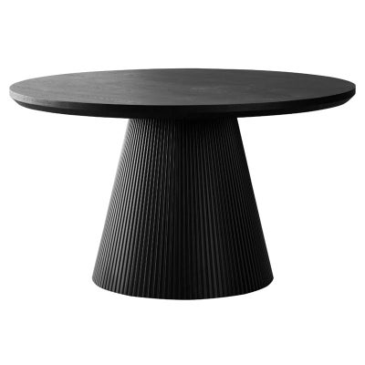 Roxen Wooden Round Dining Table, 130cm