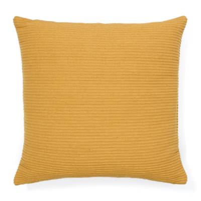 Meric Cotton Scatter Cushion Cover, Mustard