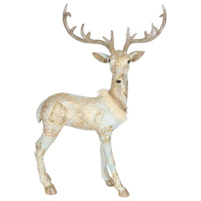 Chinois Brocade Deer Ornament, Style A