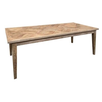 Casablanca Reclaimed Elm Timber Dining Table, 200cm