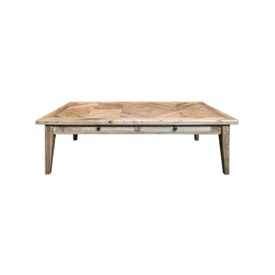 Ardentes Timber 2 Drawer Coffee Table, 140cm