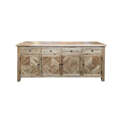 Ardentes Timber 4 Door 4 Drawer Buffet Table, 180cm