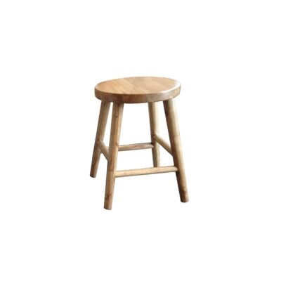 Lavialle Oak Timber Table Stool, Natural