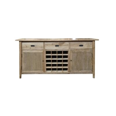 Lavialle Timber 2 Door 3 Drawer Sideboard with Removable Wine Rack, 180cm