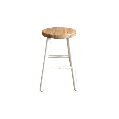 Lavialle Oak Timber Counter Stool, Natural / White
