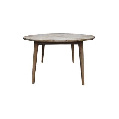 Lavialle Timber Round Dining Table, 120cm