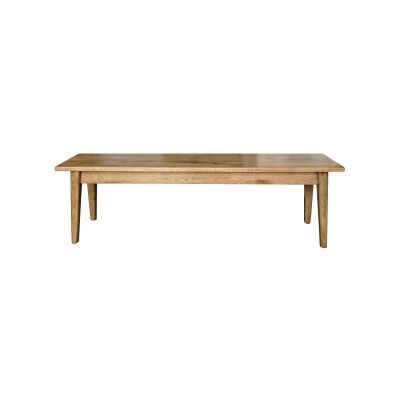 Lavialle Oak Timber Dining Bench, 185cm