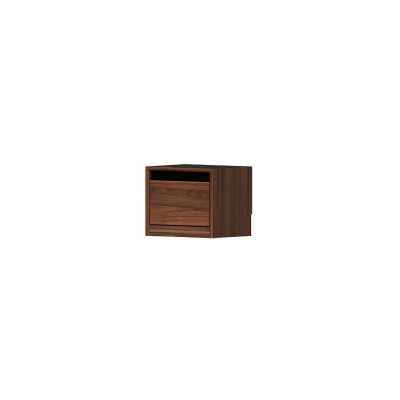 Norstar American Walnut Timber Modular Storage Unit, 40cm