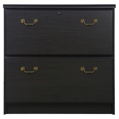Norwich Lateral File Cabinet, Espresso Black