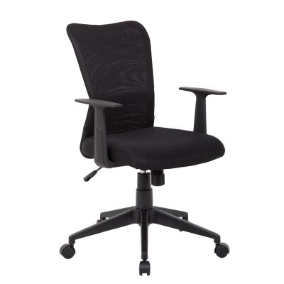 Ashley Fabric Office Chair, Black