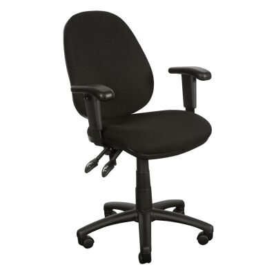 Typist Fabric High Back Office Chair with Arms