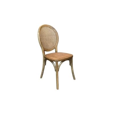 Ardon Timber & Rattan Dining Chair, Natural