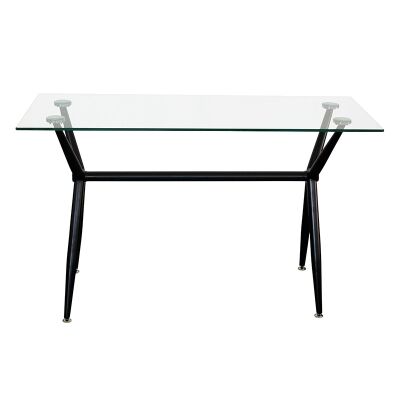 Halcyon Glass & Metal Sofa Table