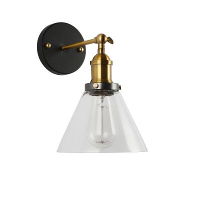 Bettina Glass Funnel Shade Wall Sconce