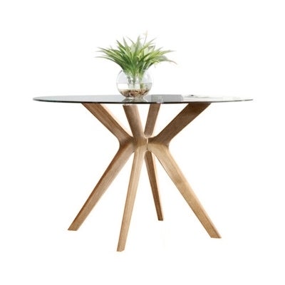Forza Round Dining Table, 120cm, Oak