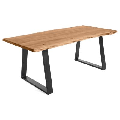 Mildura Acacia Timber & Steel Dining Table, 200cm