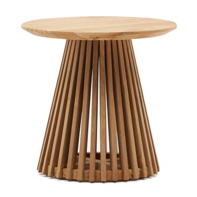 Amrit Teak Timber Round Side Table