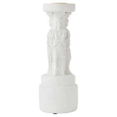 Paradox Athena Column Candle Holder, White