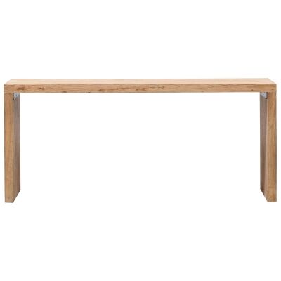 Esher Reclaimed Elm Timber Console Table, 180cm, Natural