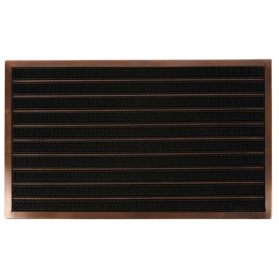 Fllyn Stainless Steel Doormat, 60x45cm, Copper