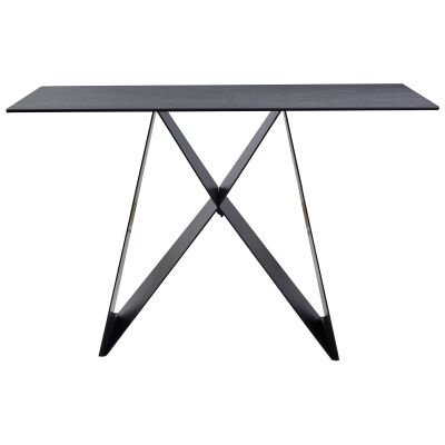Mimico Ceramic Topped Metal Console Table, 116cm