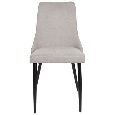 Fogg Fabric Dining Chair, Light Grey
