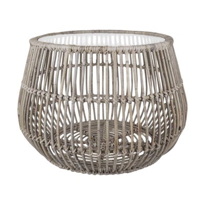 Haiti Ratttan Round Side Table