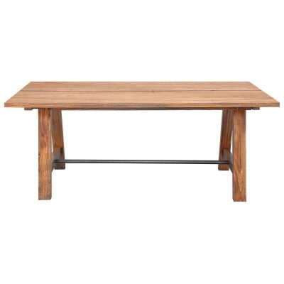 Wendell Mindi Wood Dining Table, 180cm, Tobacco