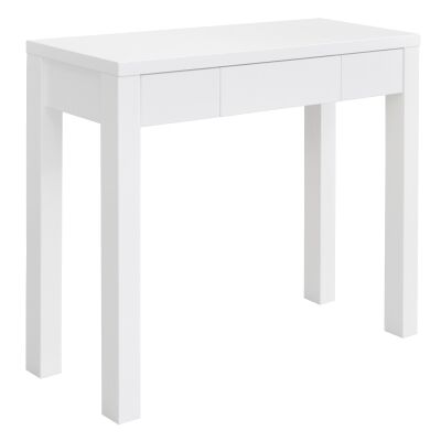 Karen Single Drawer Console Table - White