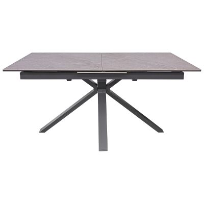 Northville Ceramic Topped Metal Extension Dining Table, 160-200cm