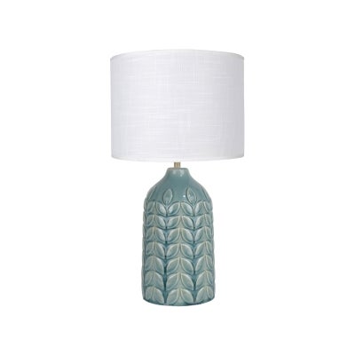 Bloom Ceramic Base Table Lamp, Blue
