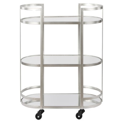 Arden Iron & Mirror Drinks Trolley