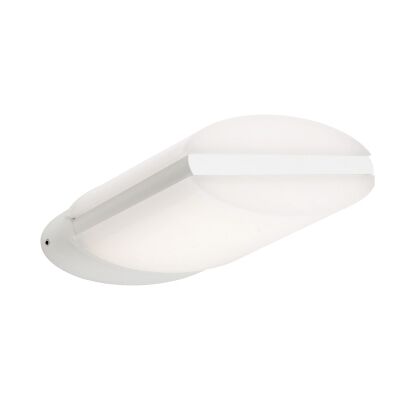Modena IP54 Exterior LED Wall Light, White