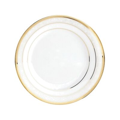 Noritake Hampshire Gold Fine China Soup Plate