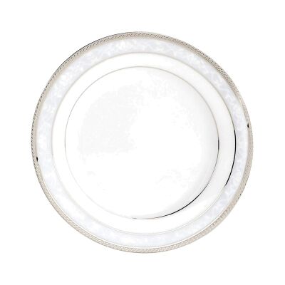 Noritake Hampshire Platinum Fine Porcelain Dinner Plate