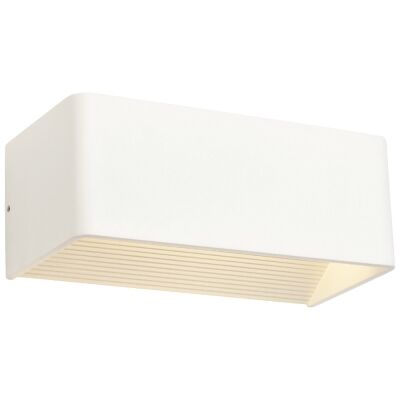 Pentax Aluminium 6W LED Wall Sconce, Large, Matt White