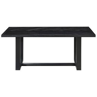 Perry Wooden Dining Table, 180cm, Black