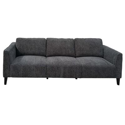 Starck Fabric Sofa, 3 Seater, Grey