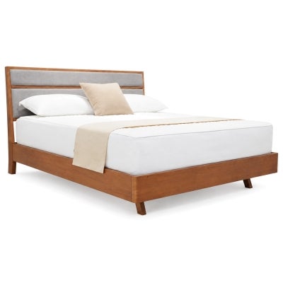 Alice Mountain Ash Timber Platform Bed, Queen