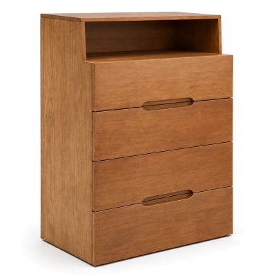 Alice Mountain Ash Timber 4 Drawer Tallboy