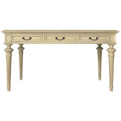 Orleans Solid Birch Timber French Federation Desk - Ash Ivory