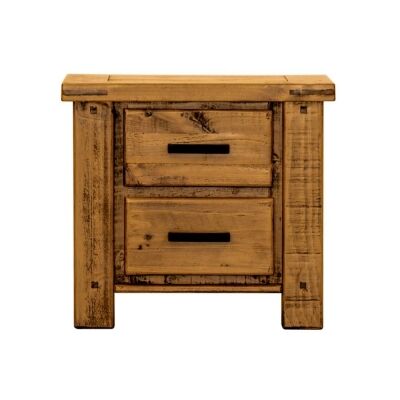 Oxley Pine Timber Bedside Table