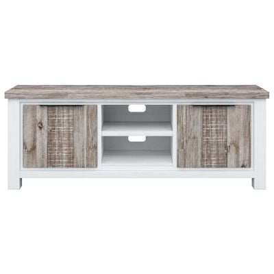 Nordington Acacia Timber 2 Door TV Unit, 176cm