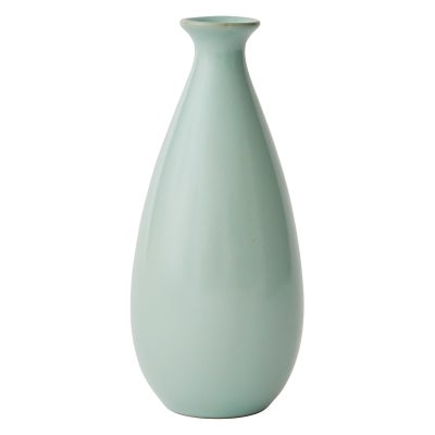 Blossom Ceramic Vase, #1, Jade