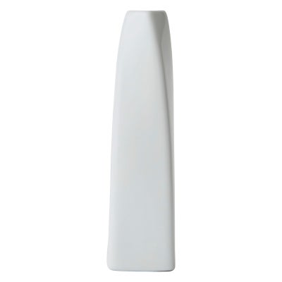 Blossom Ceramic Vase, #2, White