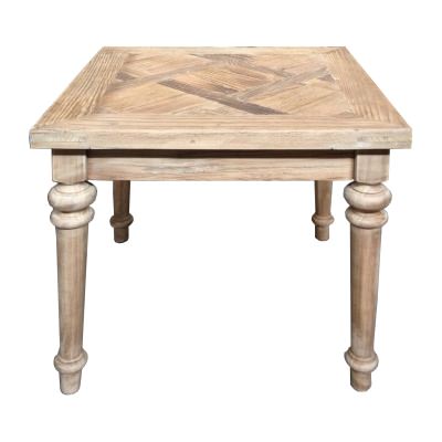 Bacchus Reclaimed Elm Timber Lamp Table