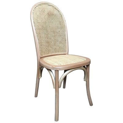 Luant Timber & Rattan Dining Chair, Natural