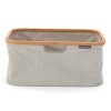 Brabantia Fabric Foldable Laundry Basket, 40 Litre, Grey